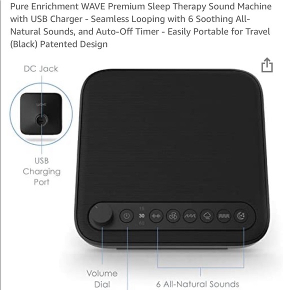 Pure Enrichment WAVE Premium Sleep Therapy Sound Machine - Picture 2 of 5